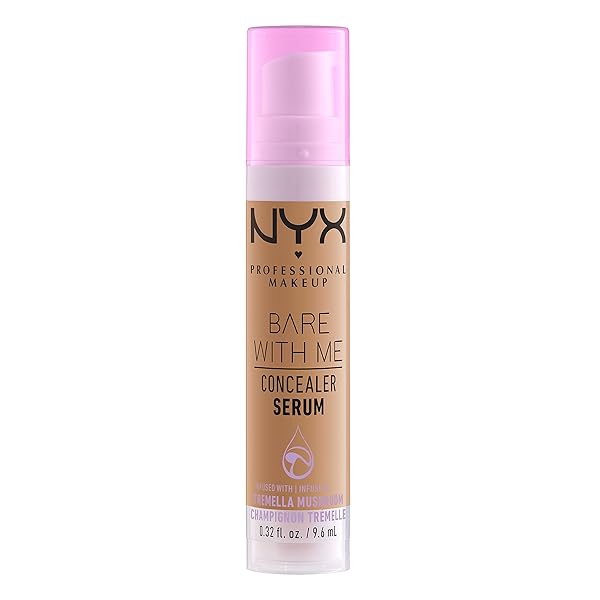 NYX PROFESSIONAL MAKEUP BARE WITH ME CONCEALER SERUM, CONCEALER MAKEUP FOR UP TO 24HR HYDRATION – SAND