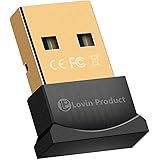 Bluetooth 4.0 USB Adapter, Lovin Product USB Bluetooth Wireless Micro Adapter Compatible with Windows 10,8.1/8,7,Vista, XP, 32/64 Bit for Desktop, Laptop, Computers