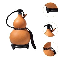 Fenteer Dried Gourd Water Bottle, Portable Water