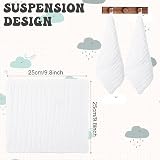 Radsocken 8 Pack Baby Muslin Squares 100% Cotton Burp Cloths 6 Layers 10x10 view 2
