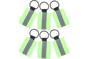 VICASKY Backpack Reflective Gear 6Pcs Warning Zipper Pulls Double-Sided Reflective Tags for Night Use