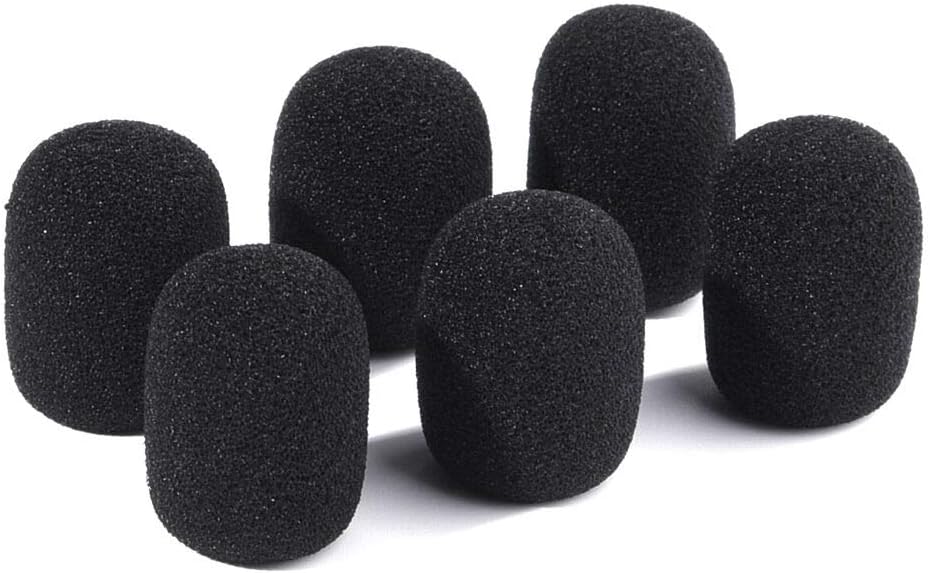 Sunmns Ch05-cover Lot De 10 Protections En Mousse Pour Micro Et Micro Noir