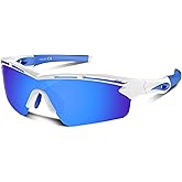 Rosemal Sports Sunglasses Polarized Cycling Sunglasses Running Driving Fishing Hiking for Men Women UV400 TAC TR90