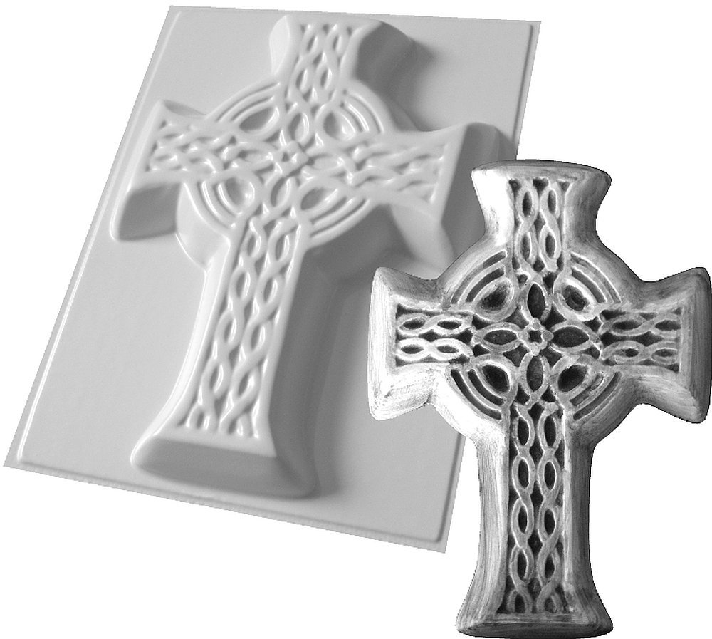 Garden Concrete Mould Celtic Cross