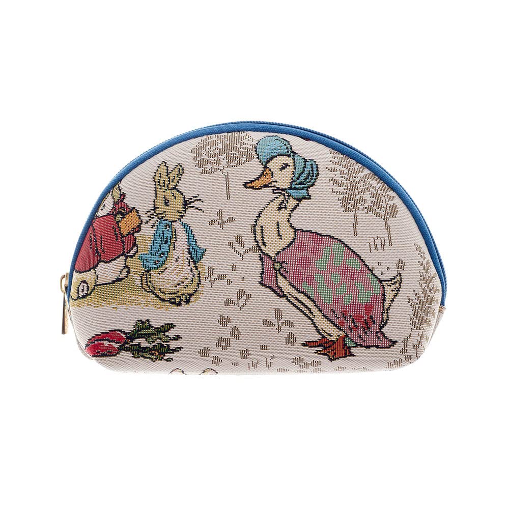 Signare Tapestry Cosmetic Bag Makeup Bag for Women (Jemima Puddle Duck) — image 1