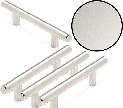 Kitchen Cabinet Handles 25 Pack Of Standard 6 Long Brushed