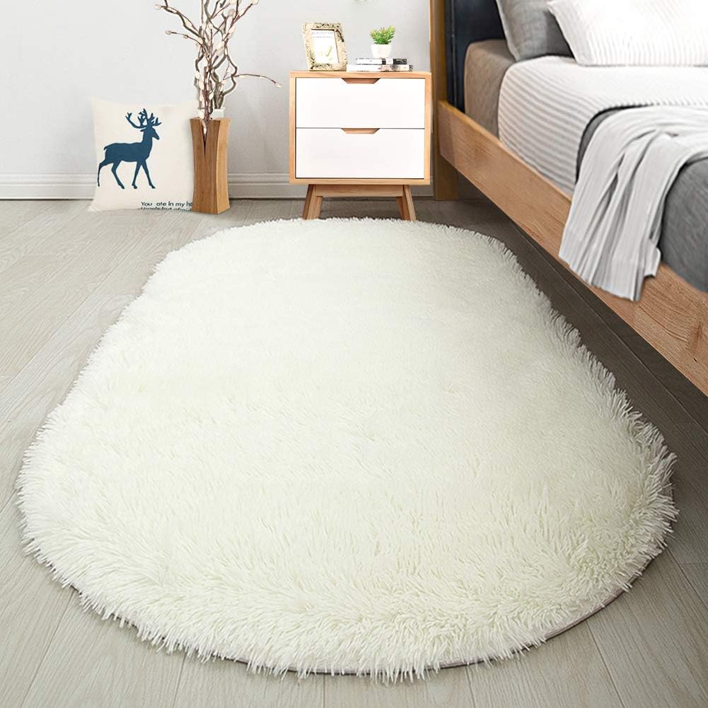 2.6' x 5.3' Modern Shaggy Floor Carpet 
