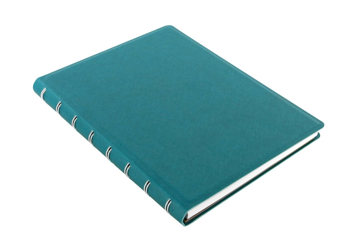 Filofax A5 Saffiano Refillable Notebook - Aqua