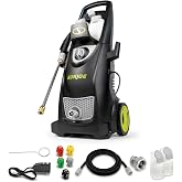 Sun Joe Pressure Washer, Electric Power Washer, 2500 Max PSI, SPX3000 | Heavy-Duty 2500 Max PSI (2030 PSI PWMA Rated)-Portable Cleaning &amp; Washing Machine System with Patios &amp; Sidewalks