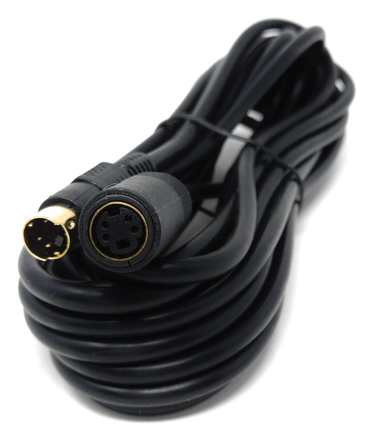 5m S-Video Extension Cable, 4 Pin Mini Din (Male to Female) Lead Cord 16.5ft