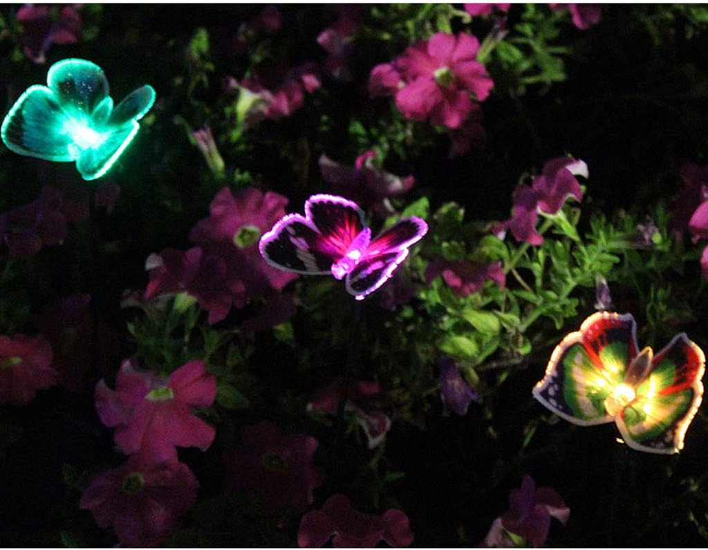Clearance! Solar Garden Lights WATOPI Red Butterfly Stake LED, Muti-Color Energy Saving Solar Lamp Outdoor Party Decorations Lightings for Lawn Yard