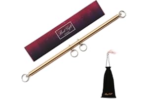EXREIZST Gold Adjustable Spreader Bar Set, Suitable for Sets Sports Training Fitness Gear Home Gyms