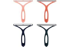 JMHNEWHOPE 4 Pcs Pet Hair Remover for Couches, Cat and Dog Fur Hair Removal Tool, Reusable Lint Pet Hair Carpet Cleaner Brush Remover Rake Reusable for Clothes/Furniture/Carpet/Rugs/Car Seats/Bedding