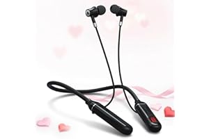Bluetooth Headphones, 100 Hours Playtime Wireless Headphones with Digital Display, USB C Fast Charging, Foldable Neckband Blu
