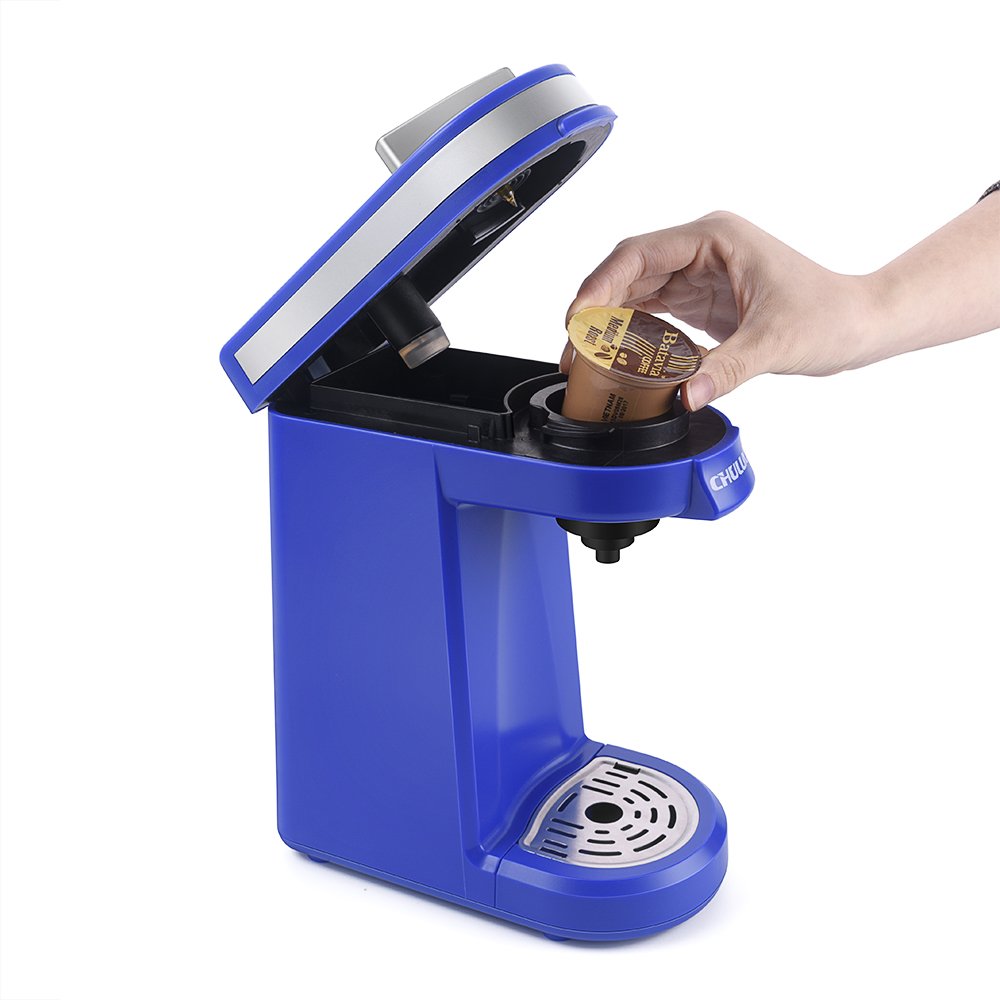 CHULUX Coffee Maker Machine,Single Cup Pod Coffee Brewer with Quick