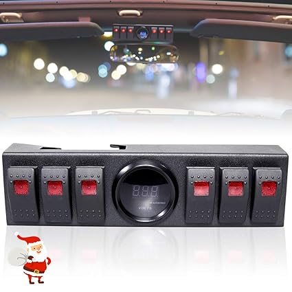 Amazon Com Liteway Overhead 6 Rocker Switch Pod Panel