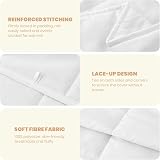 Good Nite 4.5 Tog Single Duvet 135x200cm White Microfibre Quilt view 4