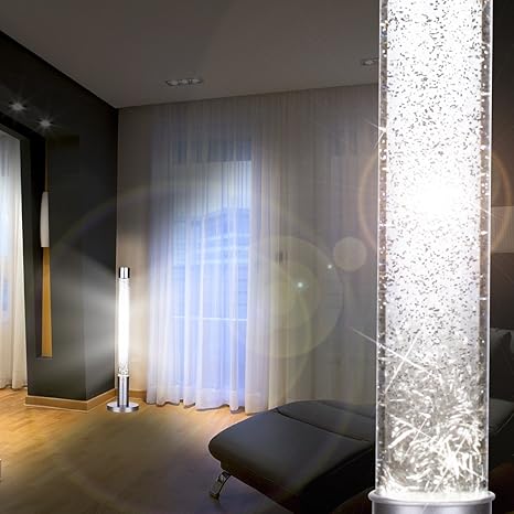 MIA Light Glitter ?760mm/ Retro/Chrom/Leuchte Glitterlampe Glitterleuchte Lavalampe Lavaleuchte Magmalampe Magmaleuchte