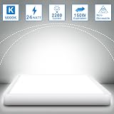 Defurhome 24W LED Ceiling Light 5000K IP54 Flush Mount 30cm White view 2