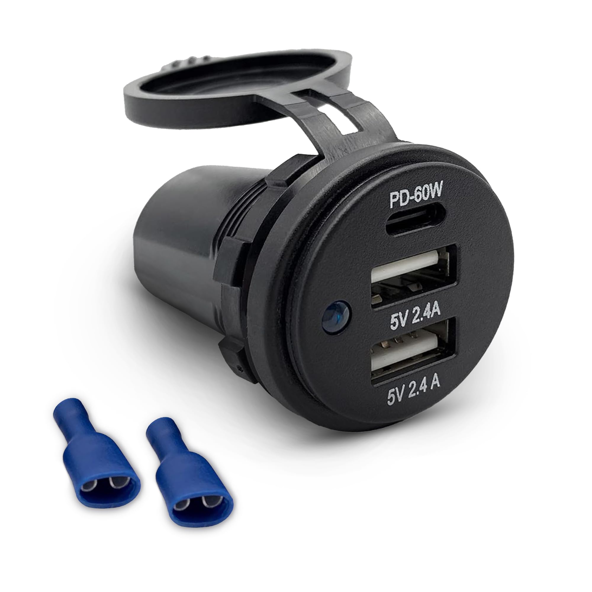 Offgridtec USB Double Socket USB-A/USB-C 5V