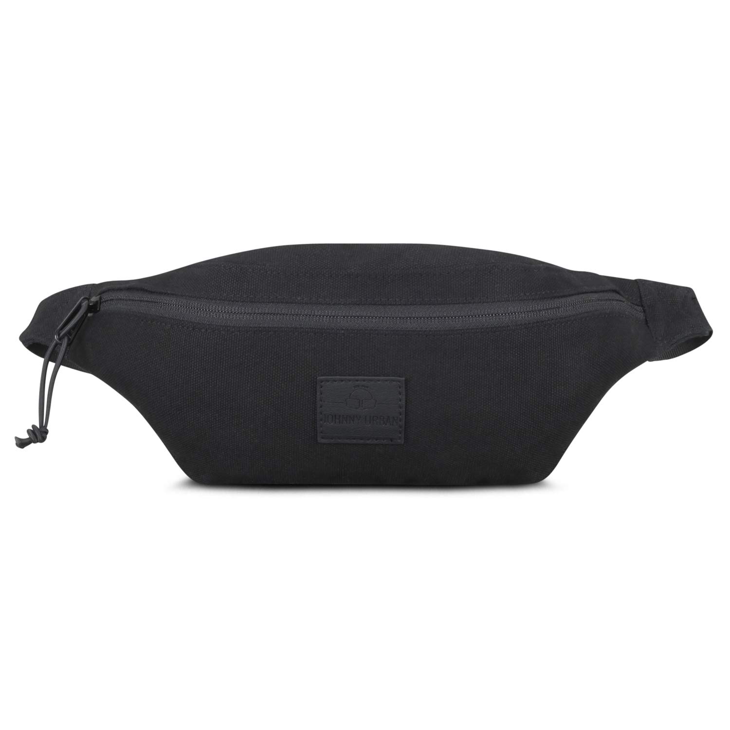 JOHNNY URBAN Fanny Pack Bum Bag Women & Men Black - Toni - Hip Bag Made of Cotton Canvas for Festivals, Sports & Travel - Water-Repellent