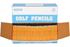 Rarlan Golf Pencils, 2 HB, Pre-Sharpened, 320 Count Bulk Pack