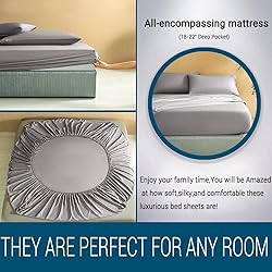 SONORO KATE Luxury Silk Cooling Sheets for Hot