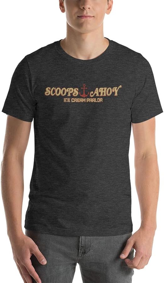 Scoops Ahoy Stranger Things Ice Cream Parlor Vintage T Shirt At