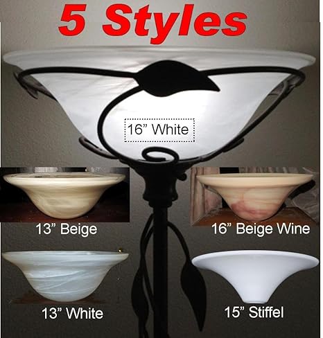 Torchiere Glass Lamp Shades For Floor Lamps By Lamp Shade