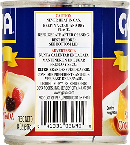 Goya Foods Sweetened Condensed Milk, 14-Ounce (Pack of 24)