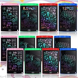12 Pack LCD Writing Tablets 8.5 Inch Colorful