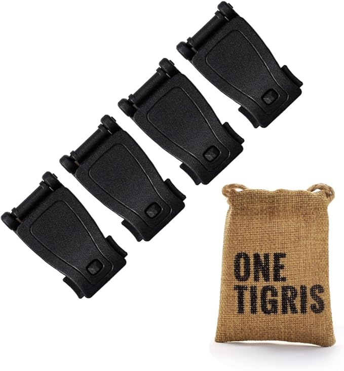 LUNZHAN 4er Set Molle Adapter - Taktische Gurte Für Rucksack Mit Klettfläche