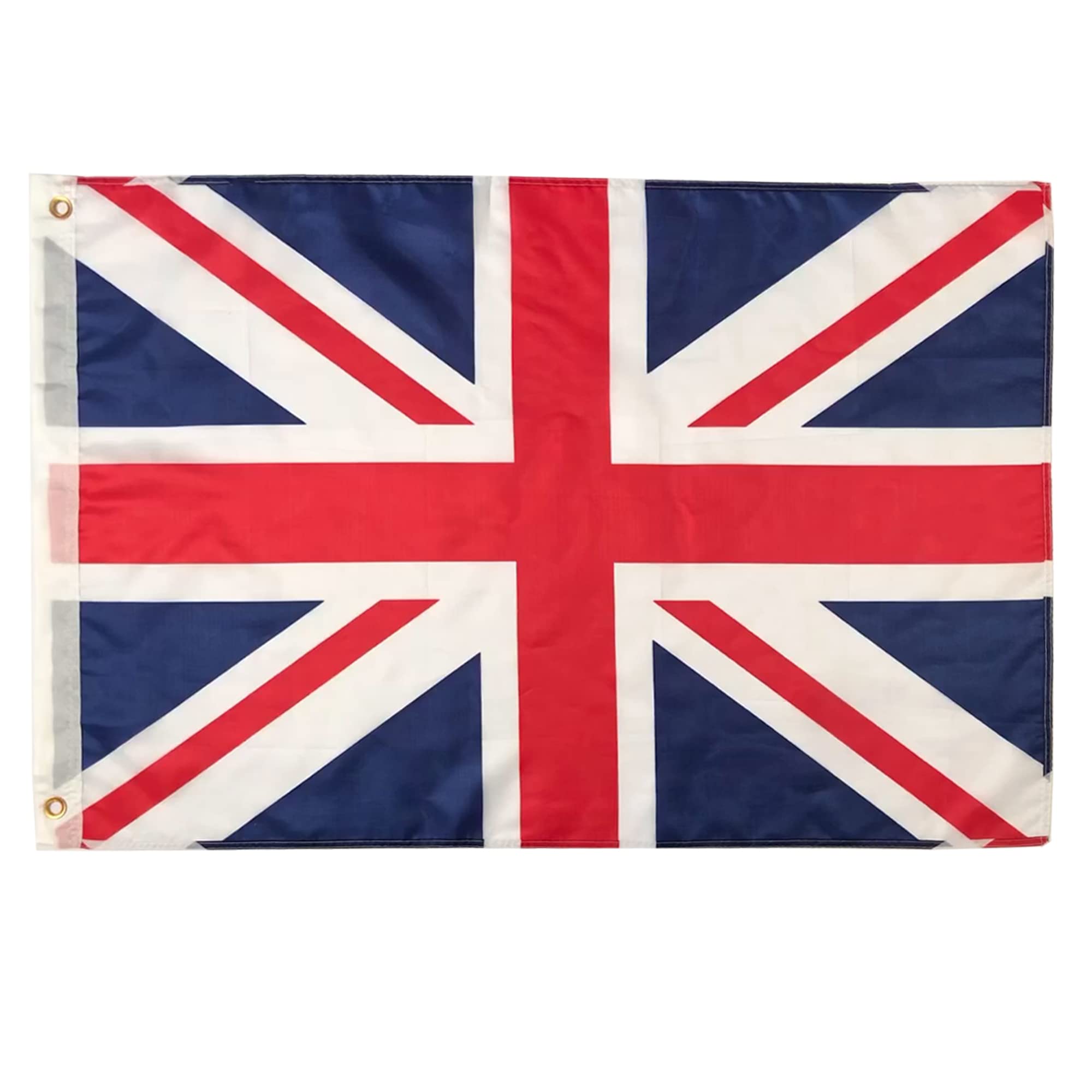 SAJAK Union Jack Flag – British UK National Flag with Metal Eyelets – Fade-Resistant Polyester – Outdoor & Indoor Use for Street Parties, Garden Decor, Parade, Sporting Events & National Celebrations
