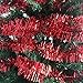 40 Ft x 2.5 Inch Classic Tinsel Christmas Garland - Red
