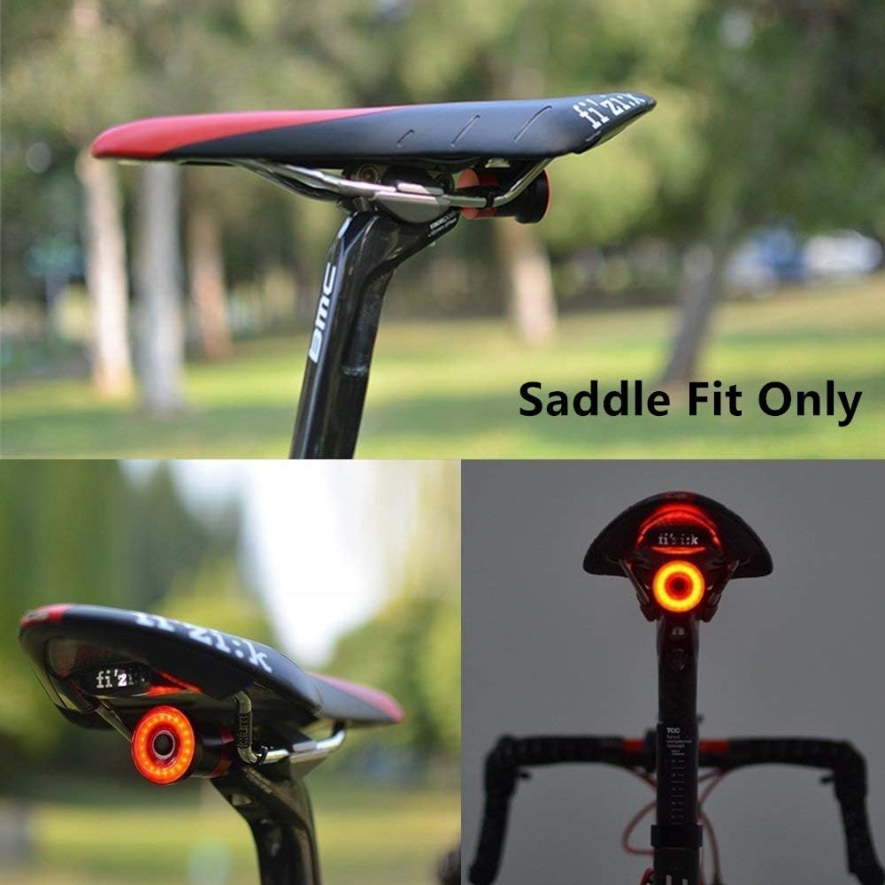 Smart Bike Tail Light Ultra Bright, Bike Light Rechargeable Auto On/Off, IPX6 Waterproof LED Bicycle Lights - Image 4