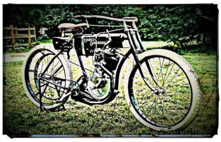 vintage harley davidson bicycle