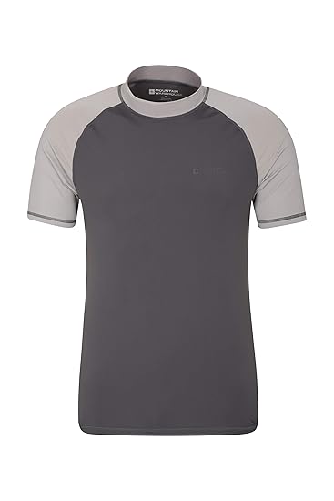 Mountain Warehouse UV-Badeshirt für Herren - Schwimmshirt mit UPF50+, schnelltrocknend, Flache Nähte UV Shirt - Ideal für Sch