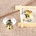 uxcell Drawer Knob Pull Handle 40mm Crystal Glass Diamond Shape Cabinet Door Drawer Knobs with Screws for Home Office Cupboard Wardrobe DIY (10pcs, Gold Base)