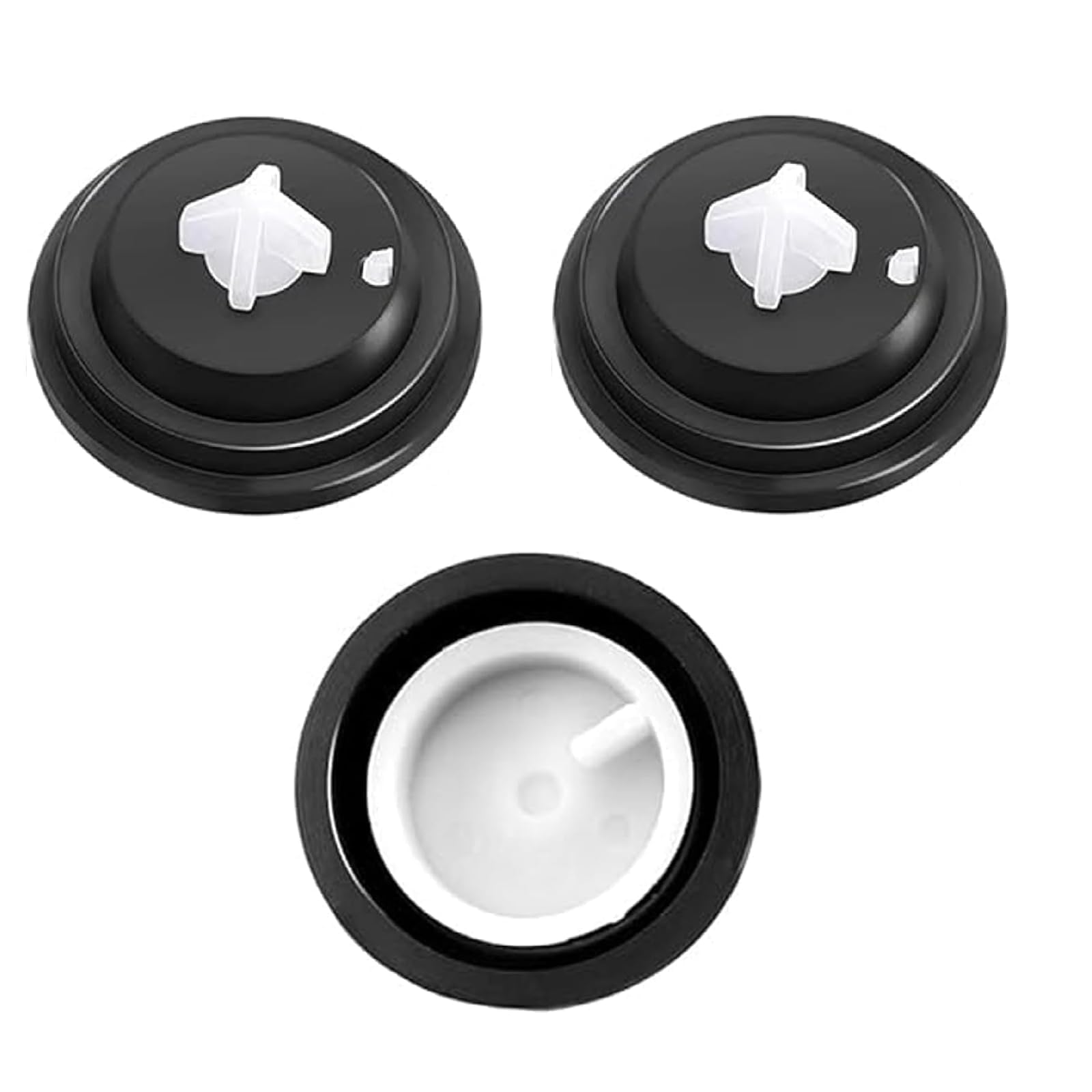 Yuiturt 3-Pack Siamp Flush Valve Diaphragm Washer Set - Standard Toilet Cistern Seal Replacement Kit, Compatible with Float Valve Flush Valve, Durable Replacement for Toilet Repair