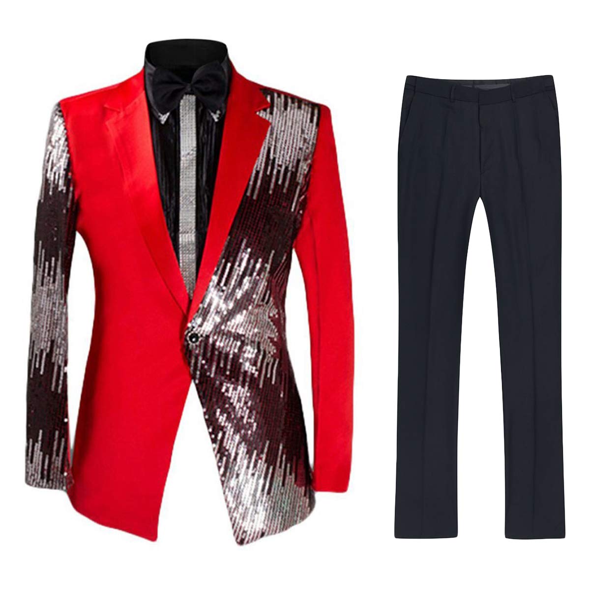 slim fit prom suit