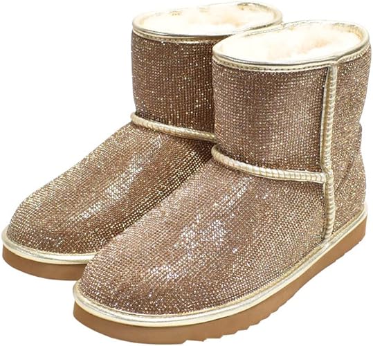 Amazon 公式 Annecoquine アンコキーヌ キラキラリアルムートンボアブーツ レディース 7117 Qvc テレビ通販 藤島彩子 ムートン ボアブーツ ムートン ブーツ レディース レザー ブーツ ブーティ