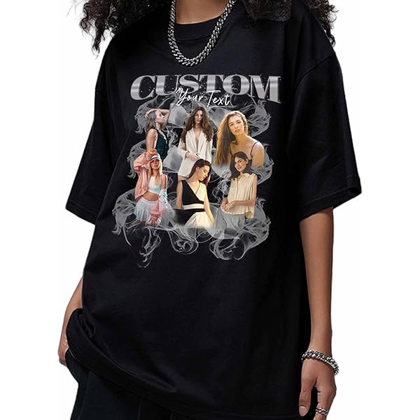 Men Vintage Geisha Graphic T-Shirt Japanese Harajuku Y2K Anime