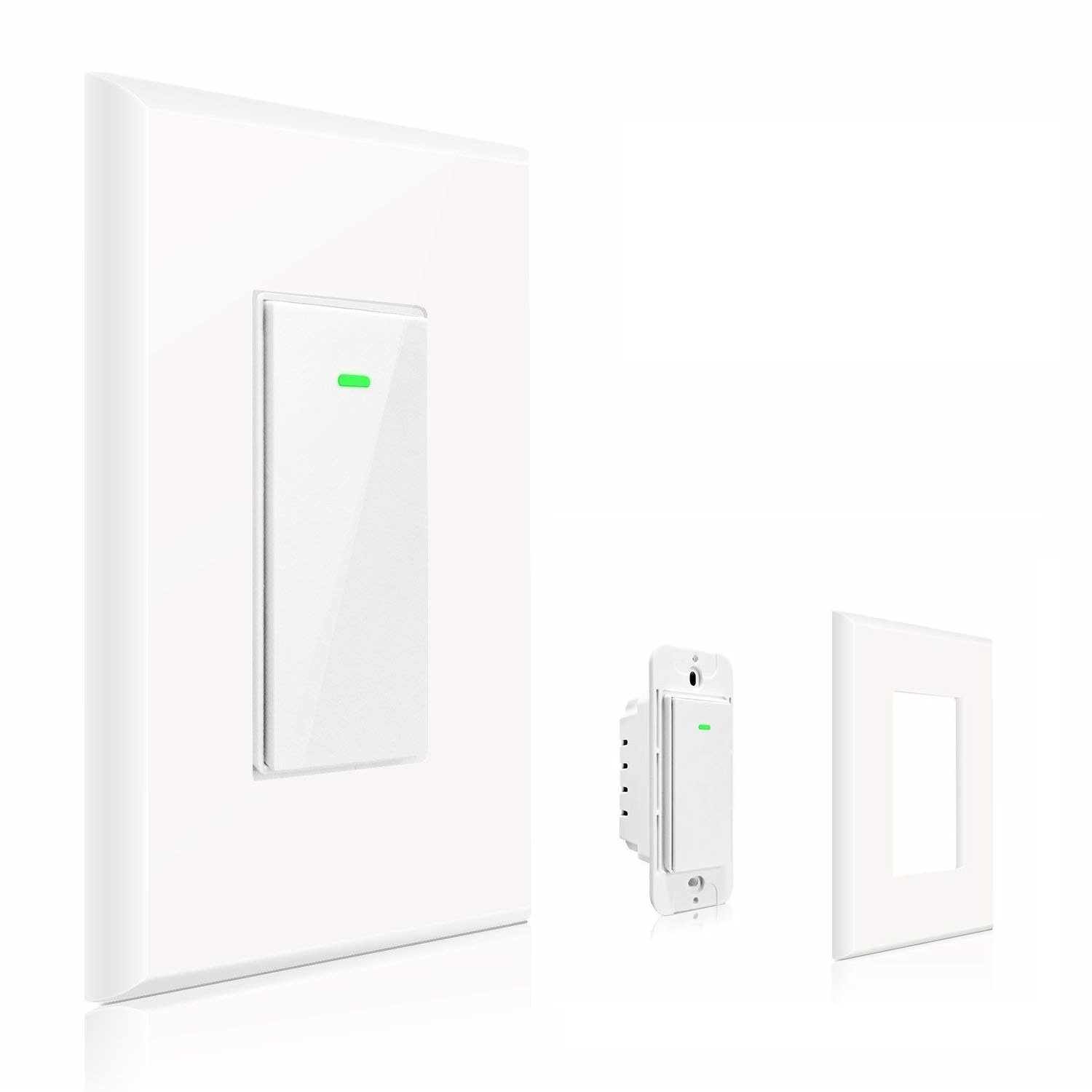 Maxcio Smart WiFi Light Switch, No Hub Required, Compatible with