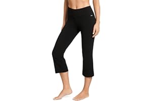 Jockey Women's Active Cotton Stretch Slim Flare Capri
