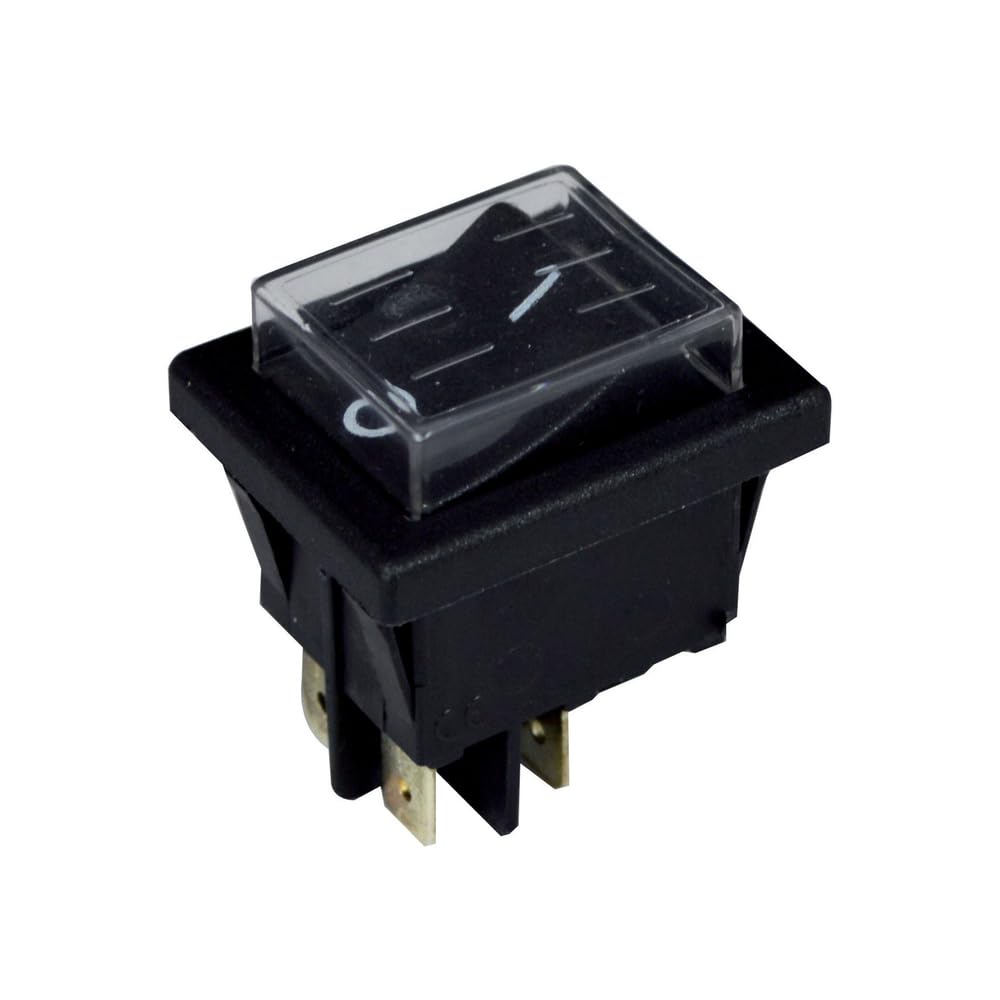 tibelec 551720 Black Rocker Switch for Outdoor Use