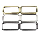DGOL 12 pcs 2 inch Strong Metal Belt Square Ring