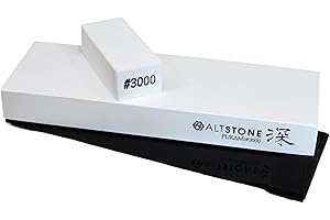 ALTSTONE Whetstone Sharpening Stone grit w/Nagura, 180 x 60 x 20mm (Pro Power. Perfectly Compact for Home use), Made in Japan