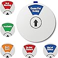 Office Private Sign, 6 Options Office Door Hanging Sign, Do Not Disturb Sign for Office, Please Knock office door signs, Work remotely out of office door sign, 6 Inches