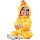 BETTERFUN Baby Animal Cosplay Costume Hooded Romper Soft Infant Toddlers Halloween Outfits Winter Autumn Jumpsuit