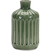 Melrose Terra Cotta Vase with Green Finish 85270DS